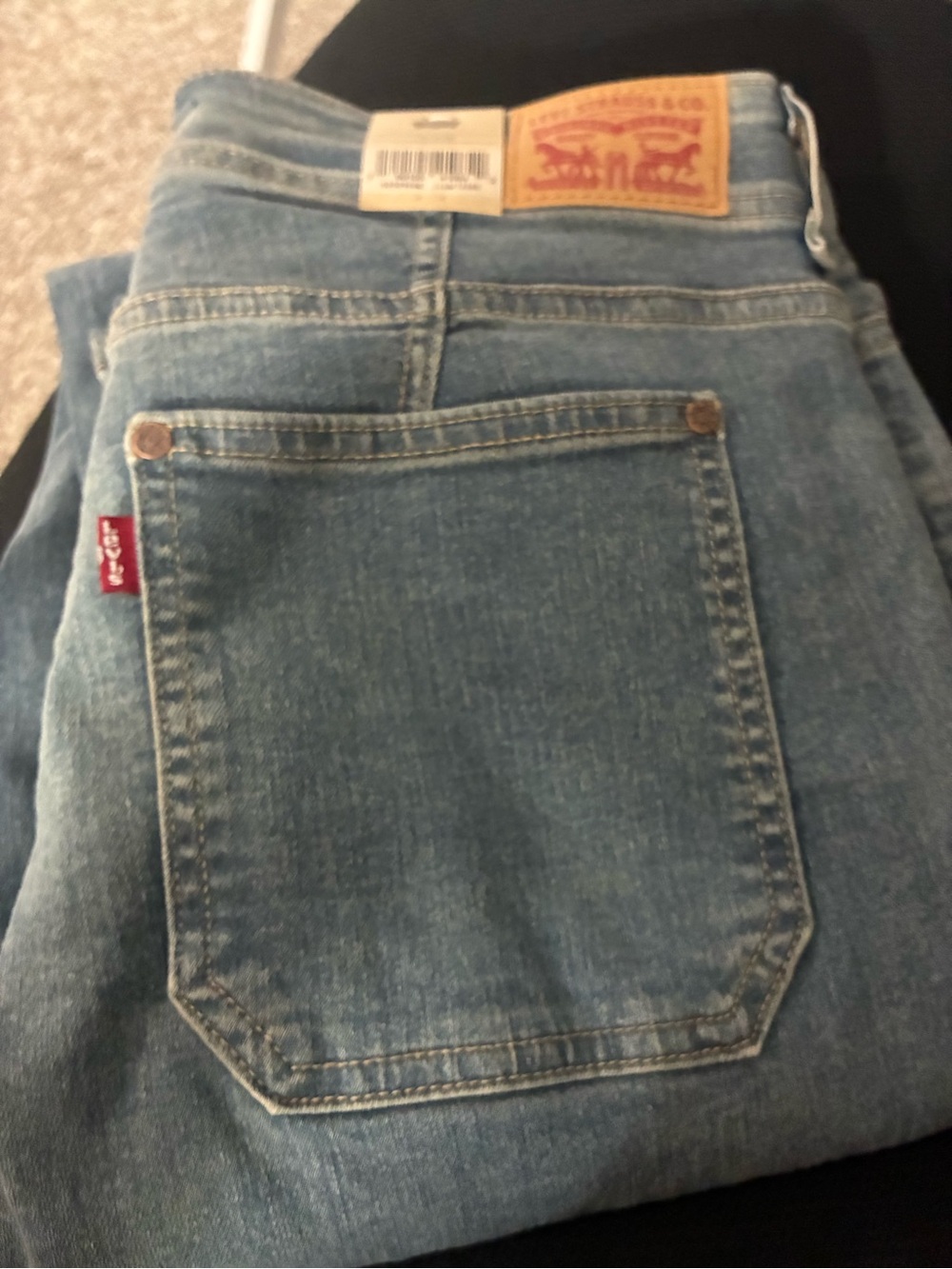 Levi's Light Blue Denim Jeans with Red Tab